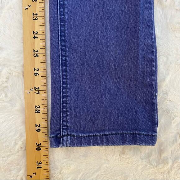 Free People Purple Denim Skinny Jeans Mid Rise Women - Picture 10 of 10